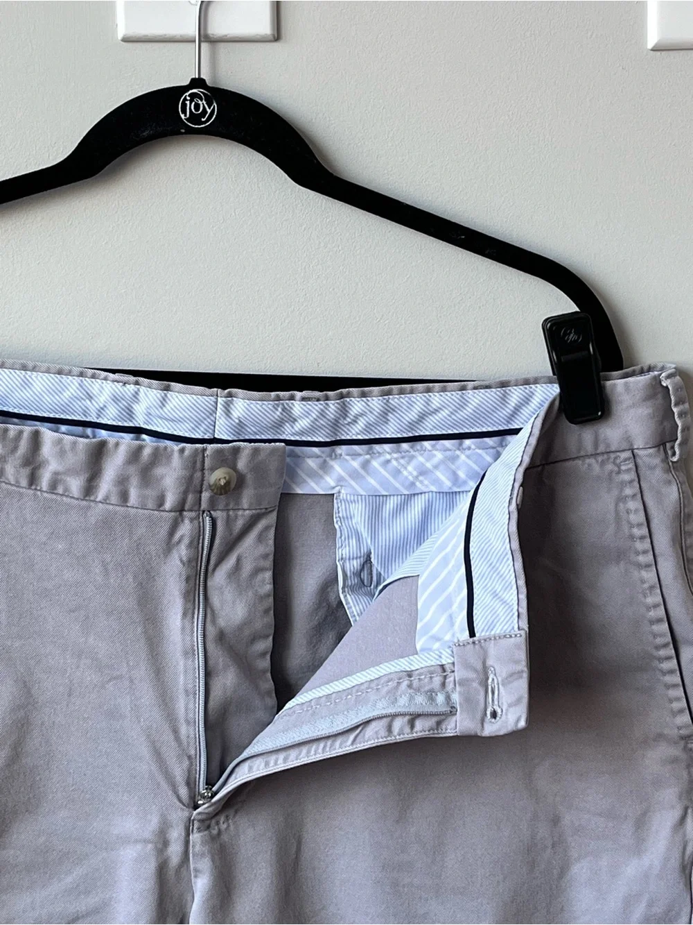 Peter Millar Lot of 2 Crown Soft Touch Twill Golf Shorts 8.5” Men 38 Khaki Gray